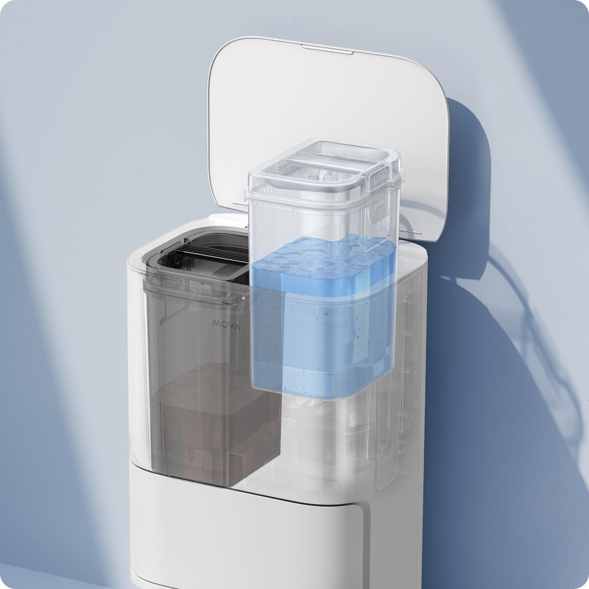 Mantenimiento automático con autolimpieza de las mopas