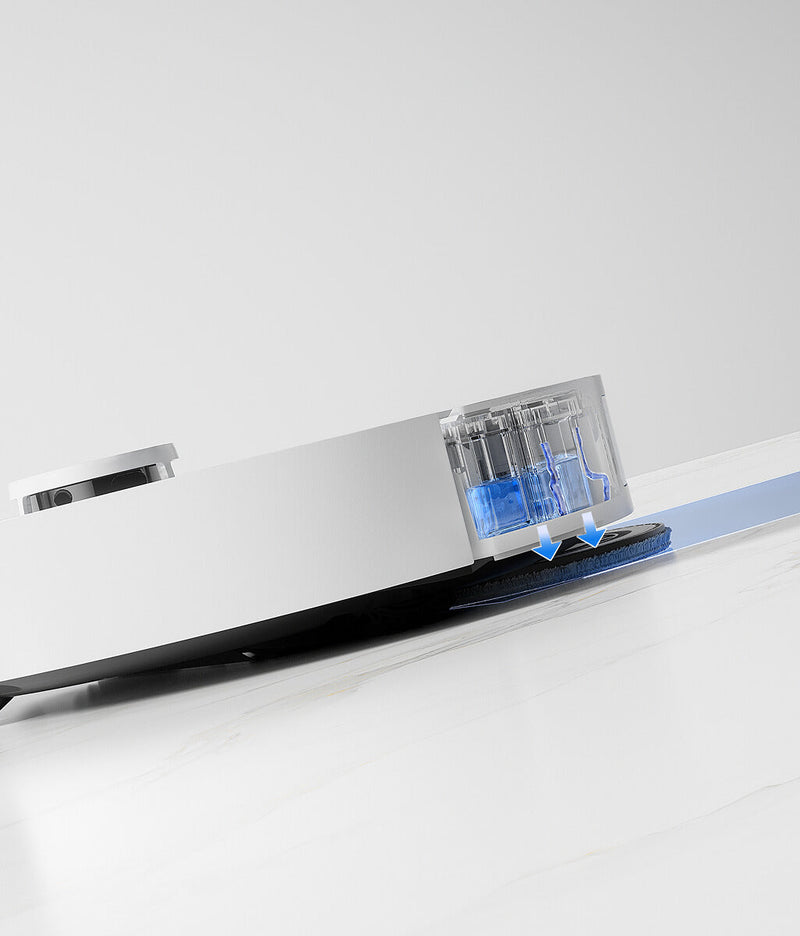 Depósito de agua interno de 80 ml*
Mantiene las mopas perfectamente hidratadas - 