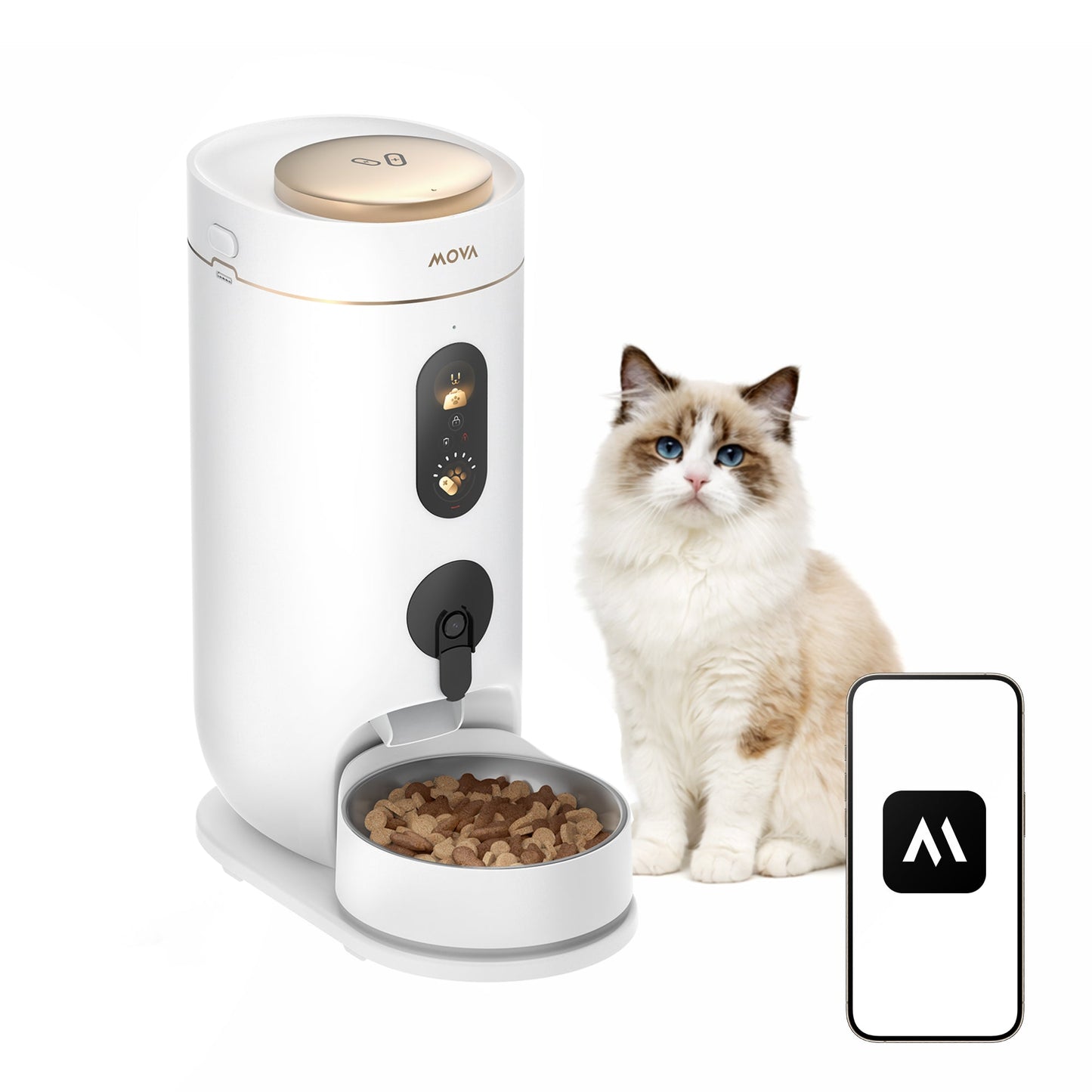 Comedero automático con cámara para mascotas NutriPal 10 Ultra