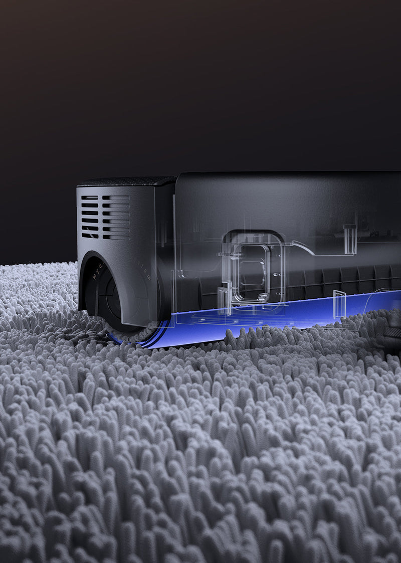 Nueva tecnología AutoShield™
Alfombras secas, limpieza sin interrupciones - 